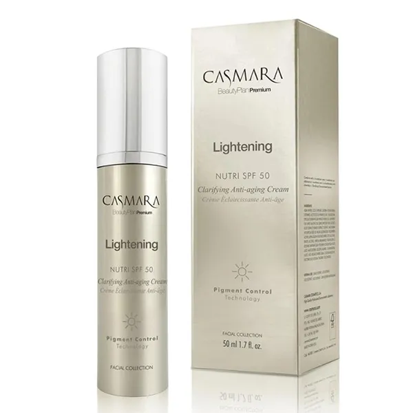 Kem Dưỡng Trắng Da Giảm Nám Ban Ngày Casmara Lightening Clarifying Anti-Aging Cream SPF50 50ml