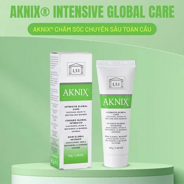 Kem Dưỡng Xử Lý Mụn Viêm Aknix Intensive Global Care 40g