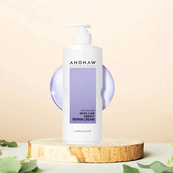 Kem Phục Hồi Treatment, Giãn Mao Mạch, Corticoid Ahohwa Inten Cure Perfect Repair Cream 500ml