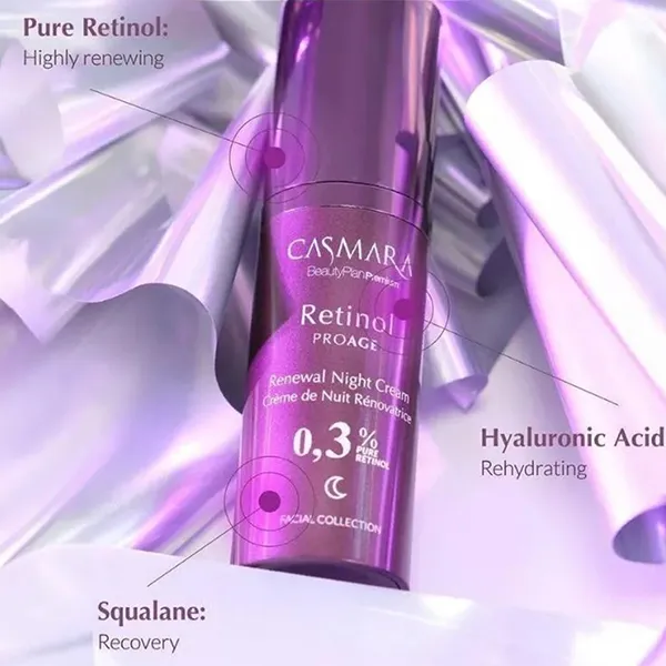 Kem Trẻ Hóa Và Tái Tạo Da Ban Đêm Casmara Proage Renewal Night Cream 0.3% 30ml