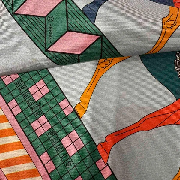 Khăn Lụa Nữ Hermès A Toute Allure Scarf 90 Màu Xanh