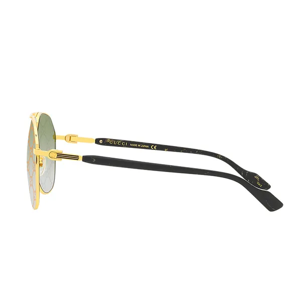 Kính Mát Gucci Sunglass GG1220S Màu Green/Vàng Gold