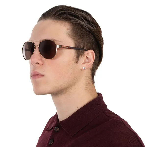 Kính Mát Nam Calvin Klein CK Brown Pilot Men's Sunglasses CK19316S-717 Màu Nâu