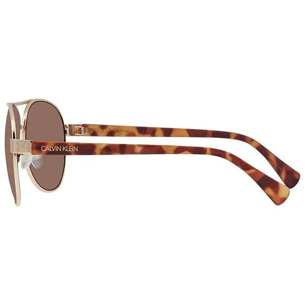 Kính Mát Nam Calvin Klein CK Brown Pilot Men's Sunglasses CK19316S-717 Màu Nâu