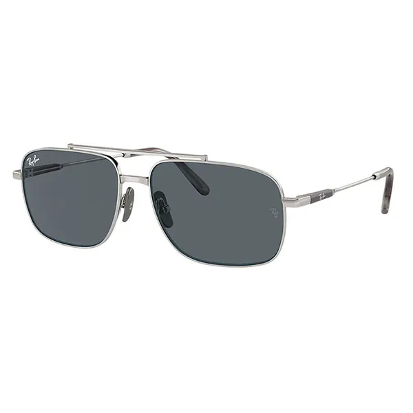 Kính Mát Rayban Michael Titanium Sunglasses RB8096 9209R5 59-15 Màu Xanh Bạc