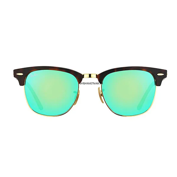 Kính Mát Unisex RayBan Clubmaster RB3016-1145/19 Màu Xanh/Nâu