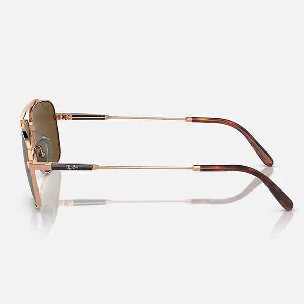 Kính Mát Unisex Rayban Michael Titanium Sunglasses RB8096 9266AN 59-15 Màu Nâu