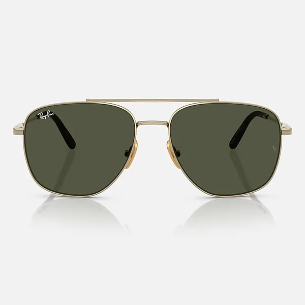 Kính Mát Unisex Rayban William Titanium RB8097 926531 59-17 Màu Xanh Green/Gold