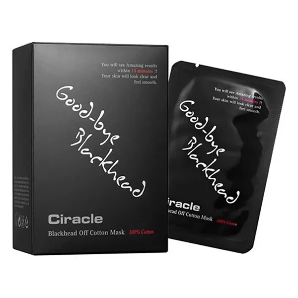 Mặt Nạ Lột Mụn Đầu Đen Ciracle Goodbye Blackhead 20 Miếng (Kèm Tăm Bông Lấy Mụn)