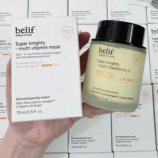 Mặt Nạ Ngủ Hỗ Trợ Dưỡng Ẩm Phục Hồi Da Belif Super Knight Multi Vitamin Mask 75ml