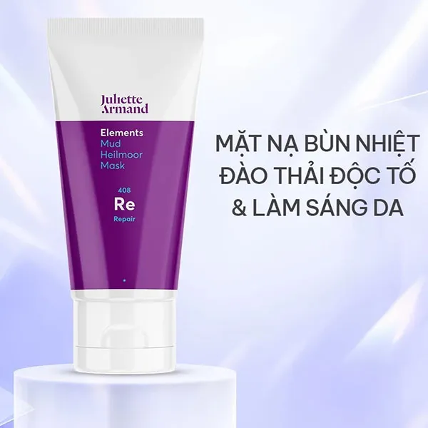 Mặt Nạ Bùn Nhiệt Thải Độc, Sáng Da Juliette Armand Mud Heilmoor Mask 50ml