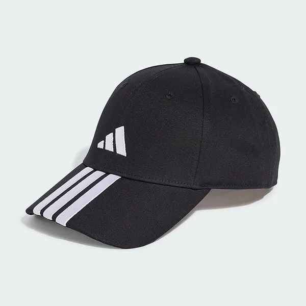 Mũ Adidas New 3-Stripes Logo Baseball Cap JG1072 Màu Đen