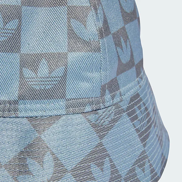 Mũ Bucket Adidas Monogram JW8014 Tactile Blue Màu Xanh Họa Tiết
