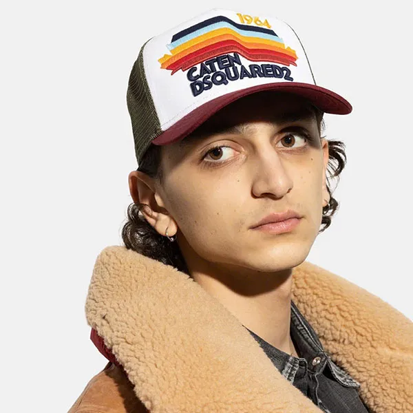 Mũ Dsquared2 Caten BCM0885 05C02694 M4018 Phối Màu