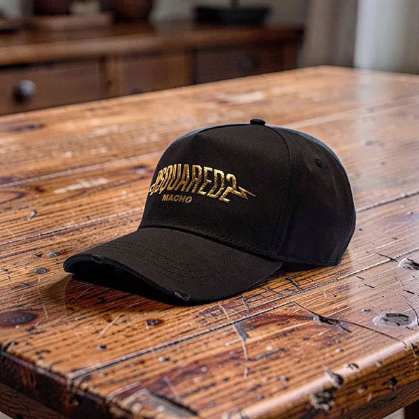 Mũ Dsquared2 Macho BCN0906 05C00001 2124 Màu Đen