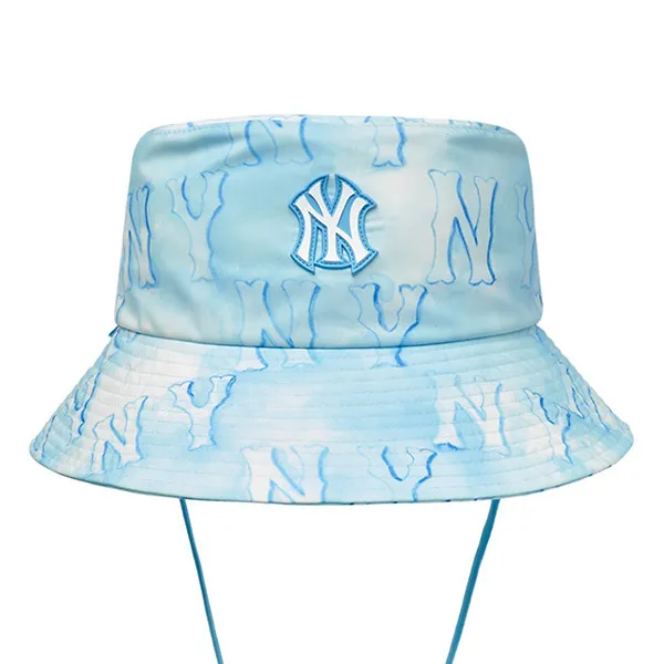 Mũ MLB Water Monogram UV Blocking Bucket Hat New York Yankees 3AHTM0733-50ABS Màu Xanh Blue Size 57