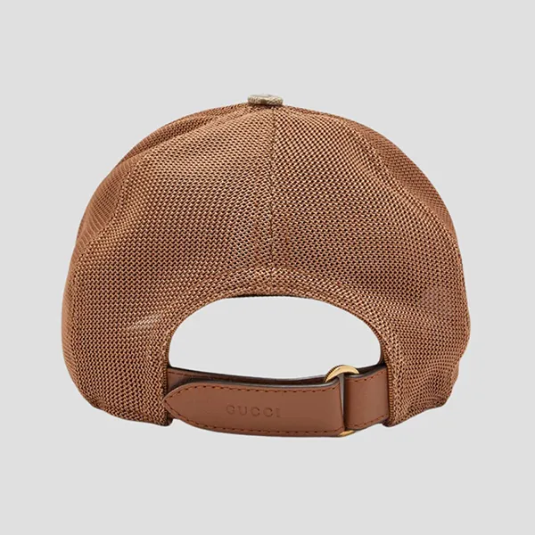 Mũ Nam Gucci GG Monogram Canvas Baseball Beige 820868 4HBEB 9765 Màu Nâu/Be Size S