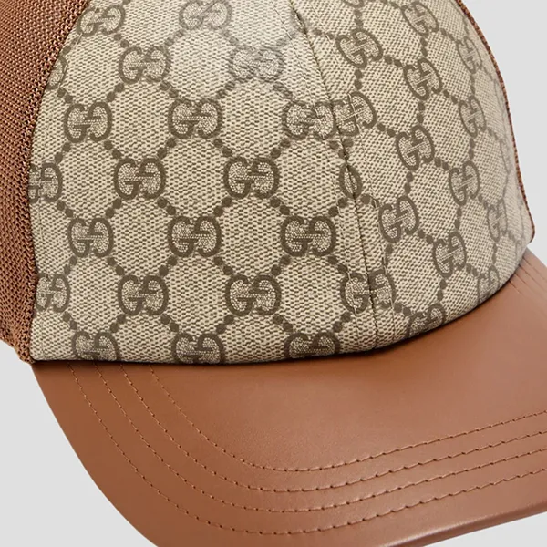 Mũ Nam Gucci GG Monogram Canvas Baseball Beige 820868 4HBEB 9765 Màu Nâu/Be Size S