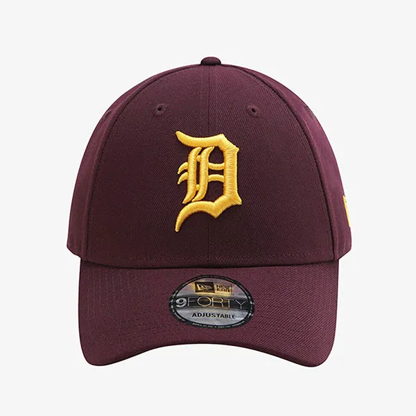 Mũ New Era MLB Detroit Tigers Basic Ball Cap Maroon 15131675 KJD Đỏ Đô