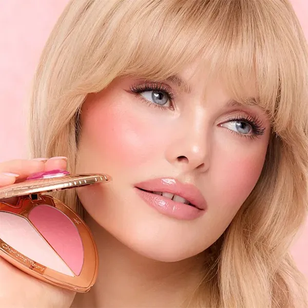 Phấn Má Hồng Charlotte Tilbury Pillow Talk Beauty Soulmates Palette Tone Flawless Pink Màu Hồng Baby 10g