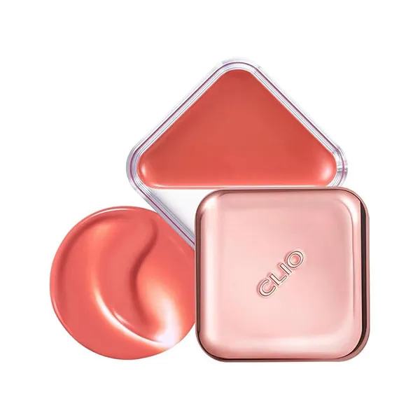 Phấn Má Hồng Kiêm Son Môi Clio Essential Lip Cheek Tap Tone 07 Apricot Breeze Màu Cam Đào