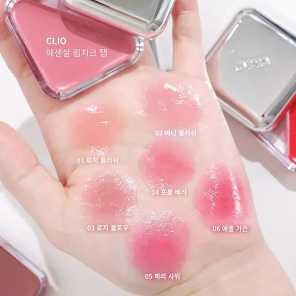 Phấn Má Hồng Kiêm Son Môi Clio Essential LipCheek Tap 06 Apple Garden Màu Đỏ