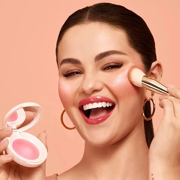Phấn Má Hồng Rare Beauty Soft Pinch Luminous Powder Blush Màu Happy Hồng Lạnh