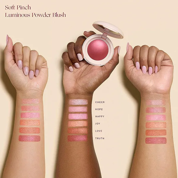 Phấn Má Hồng Rare Beauty Soft Pinch Luminous Powder Blush Màu Hope Hồng Nude Tím