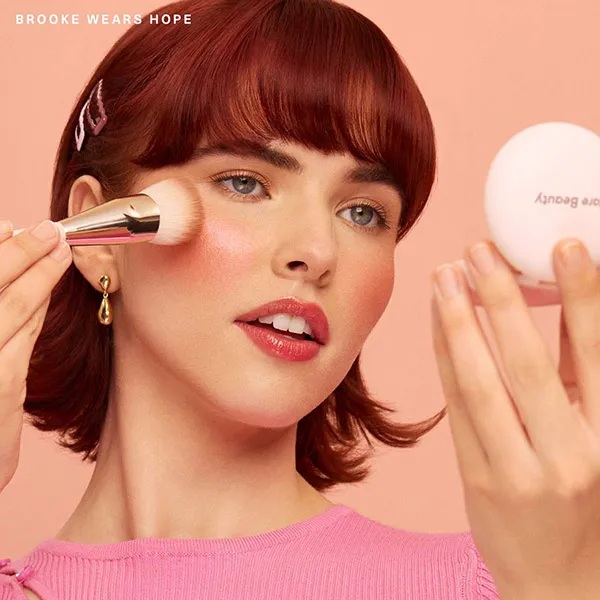 Phấn Má Hồng Rare Beauty Soft Pinch Luminous Powder Blush Màu Hope Hồng Nude Tím