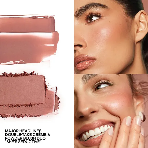 Phấn Má Hồng Patrick Ta Mini Major Headlines Double-Take Crème & Powder Blush Duo She's Seductive