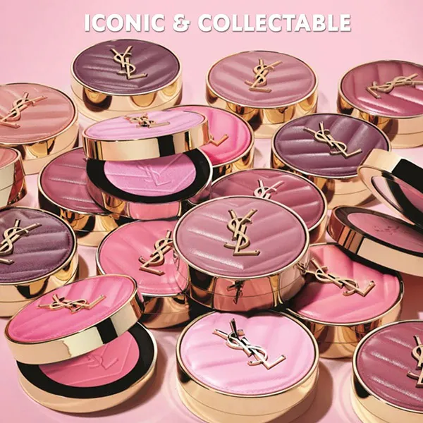 Phấn Má Hồng YSL Yves Saint Laurent Make Me Blush Bold Blurring Blush 23 Hot Mauve Màu Hồng Trầm