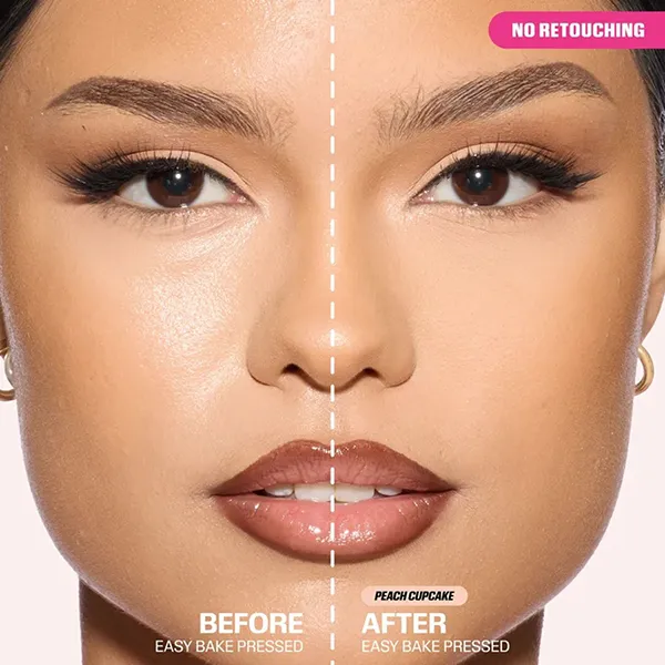 Phấn Phủ Dạng Nén Huda Beauty Easy Bake Pressed Powder Tone Peach Cupcake