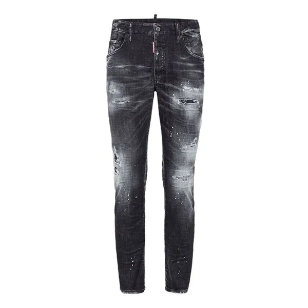 Quần Jean Nam Dsquared2 Wash Skater Jeans Màu Đen Size 44