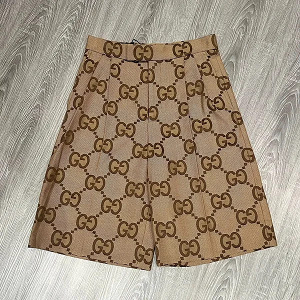 Quần Short Nam Gucci Jumbo 673181 ZAHT6 2580 Màu Be Size 44