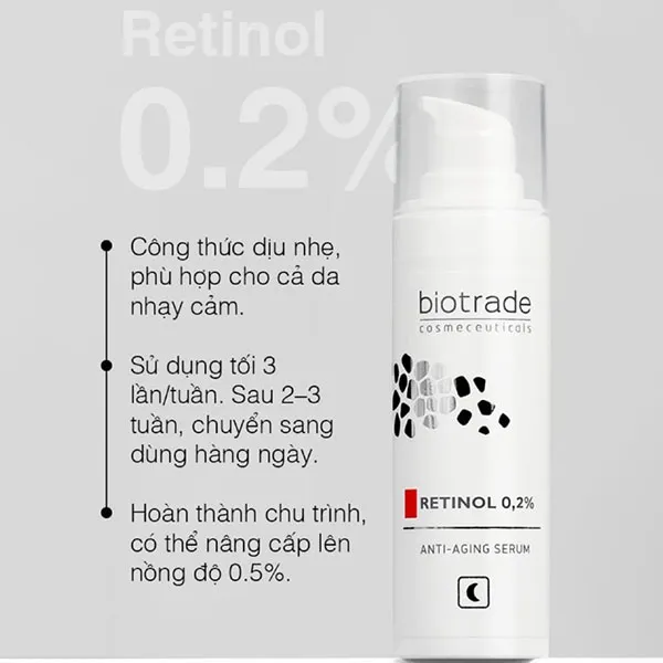 Serum Ngăn Ngừa Lão Hóa Da Biotrade Anti-Aging Retinol 0.2%, 30ml