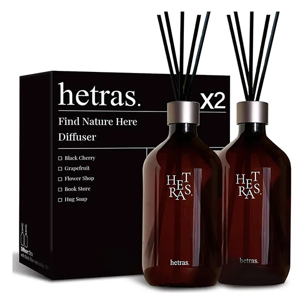 Set 2 Chai Tinh Dầu Nước Hoa Khuếch Tán Hương Thơm Hetras Black Cherry (500ml x 2)