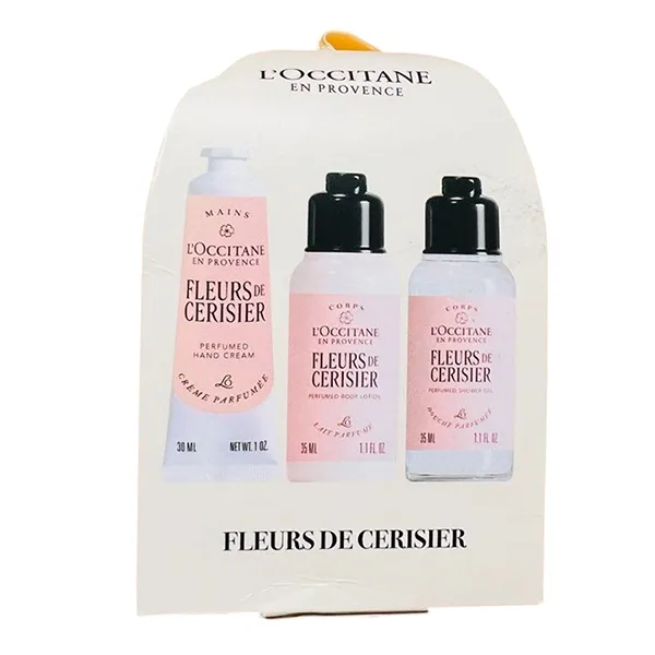 Set Dưỡng Da Body Hương Hoa Anh Đào L'Occitane Cherry Blossom 3 Món Mini
