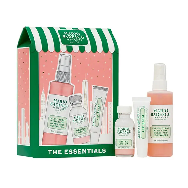 Set Dưỡng Da Mario Badescu The Essentials 3 Món