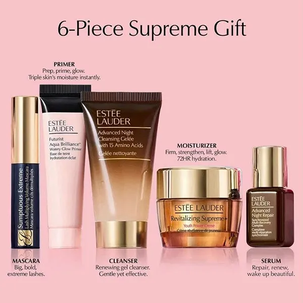 Set Dưỡng Da Và Trang Điểm Estée Lauder Skincare Makeup 6 Món