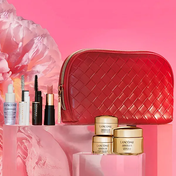 Set Dưỡng Da Và Trang Điểm Lancôme Macy’s 8 Món