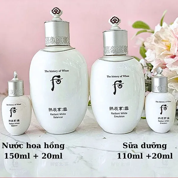 Set Dưỡng Trắng Da Whoo Gongjinhyang Seol Special 7 Món