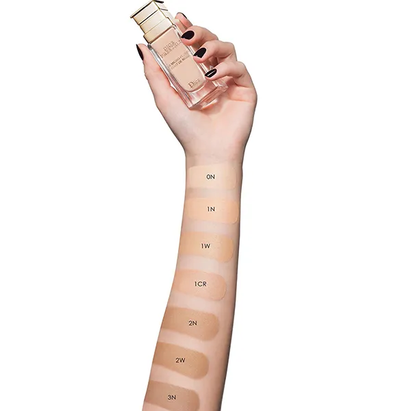 Set Kem Nền + Cọ Trang Điểm Dior Prestige Le Micro-Fluide Teint De Rose Tone 0N