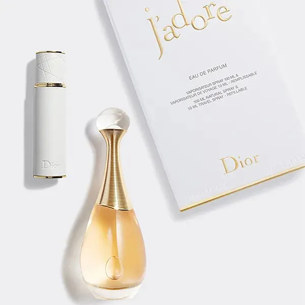 Set Nước Hoa Dior J’Adore EDP 100ml + Travel Spray EDP 10ml
