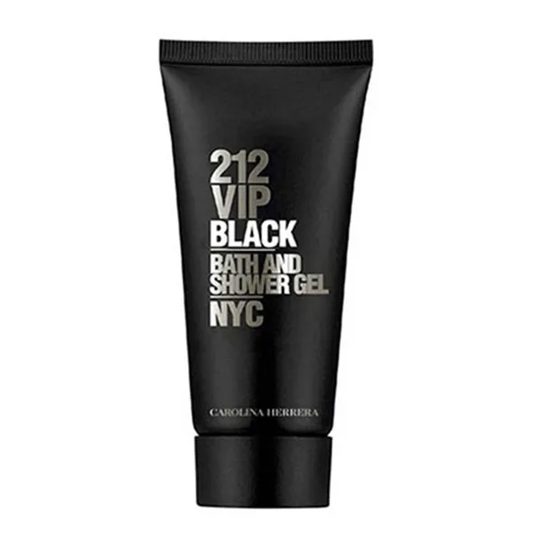 Set Nước Hoa Nam Carolina Herrera 212 Vip Black For Men EDP 100ml + EDP 10ml + Shower Gel 100ml (3 Món)