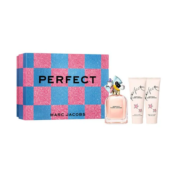 Set Nước Hoa Nữ Marc Jacobs Perfect EDP 100ml + Lotion Body 75ml + Shower Gel 75ml (3 Món)