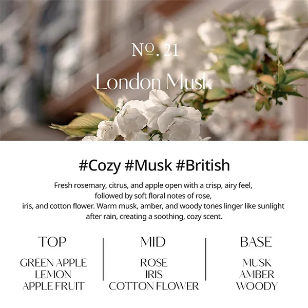 Set Nước Rửa Tay Hetras Perfumed Bubble Hand Wash London Musk 515ml