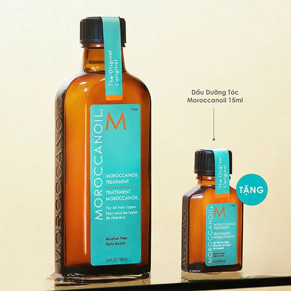 Set Tinh Dầu Dưỡng Tóc Moroccanoil Treatment 100ml + 15ml
