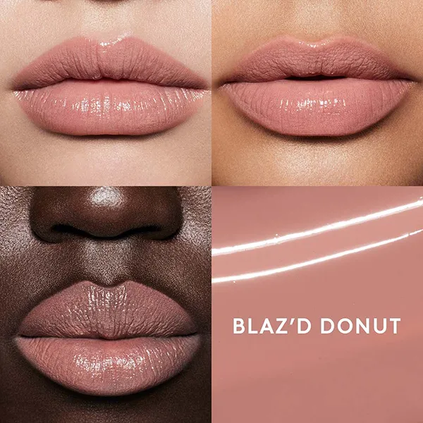 Son Bóng Fenty Beauty Gloss Bomb Stix High-Shine Gloss Stick 01 Blaz'd Donut Màu Be Hồng