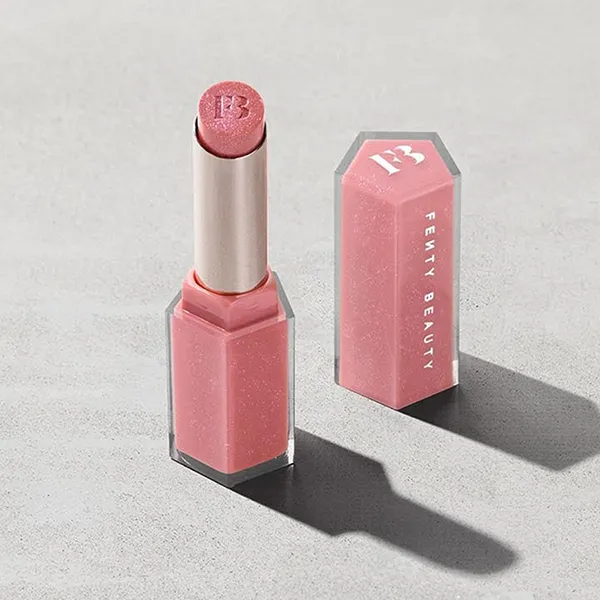 Son Bóng Fenty Beauty Gloss Bomb Stix High-Shine Gloss Stick 02 Fu$y Màu Hồng Nude