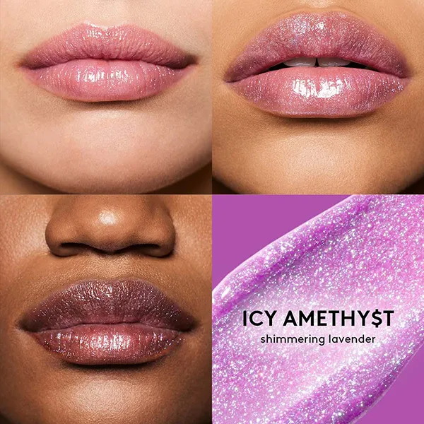 Son Bóng Fenty Beauty Gloss Bomb Stix High-Shine Gloss Stick 04 Icy Amethy$t Màu Hồng Tím